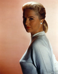 Martha Hyer portrait photo print in white dress