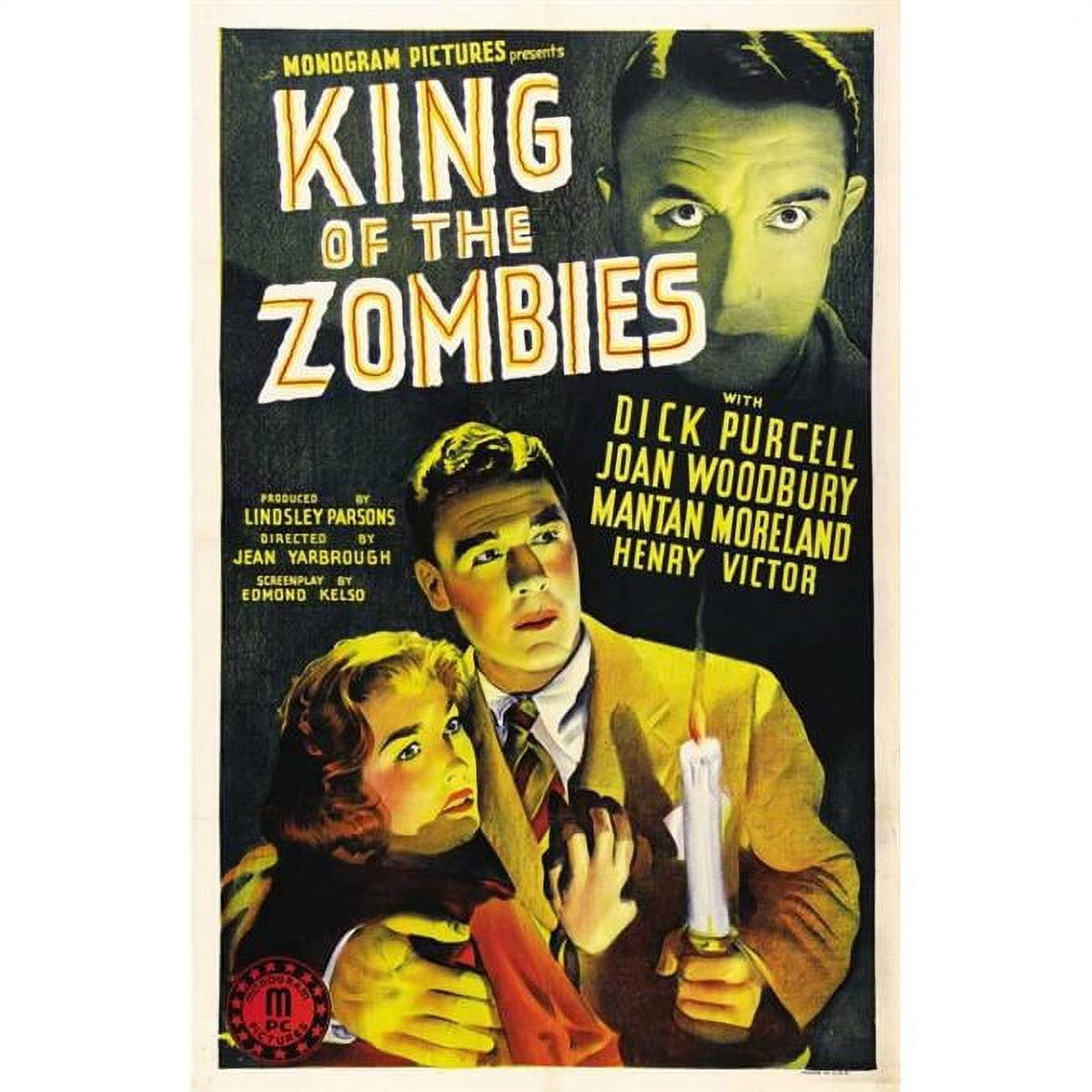 King of the Zombies Classic Movie Poster Print in vibrant colors