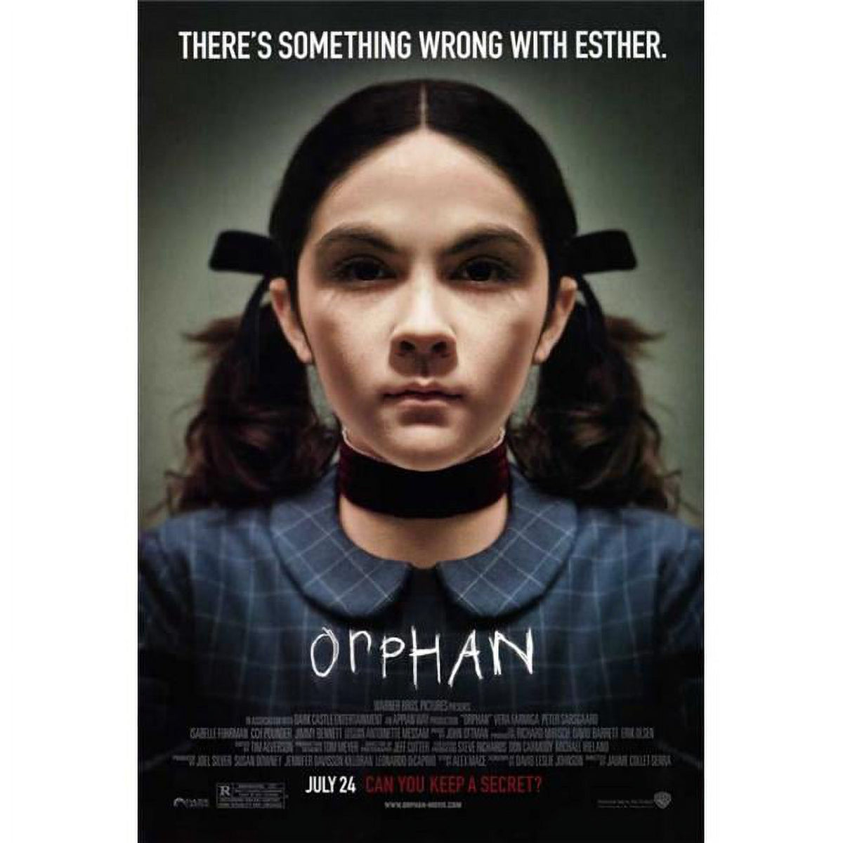Orphan movie poster print (27x40) featuring chilling cinematic art.