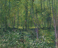 Vincent van Gogh Trees and Undergrowth art print