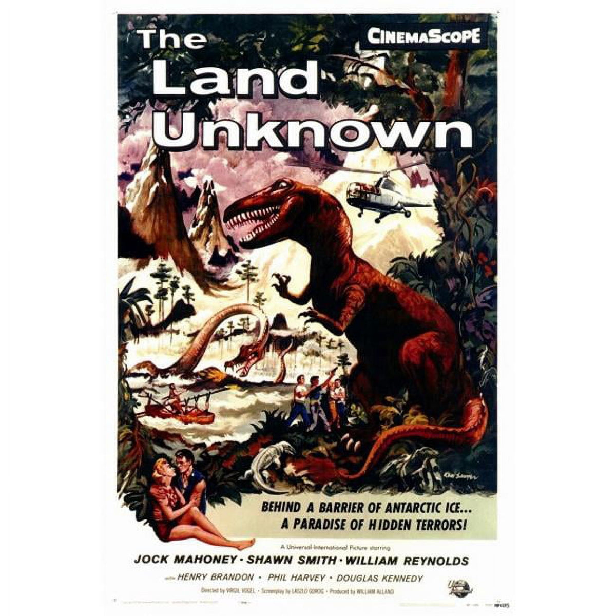 The Land Unknown movie poster print in vibrant colors, 27x40 inches.
