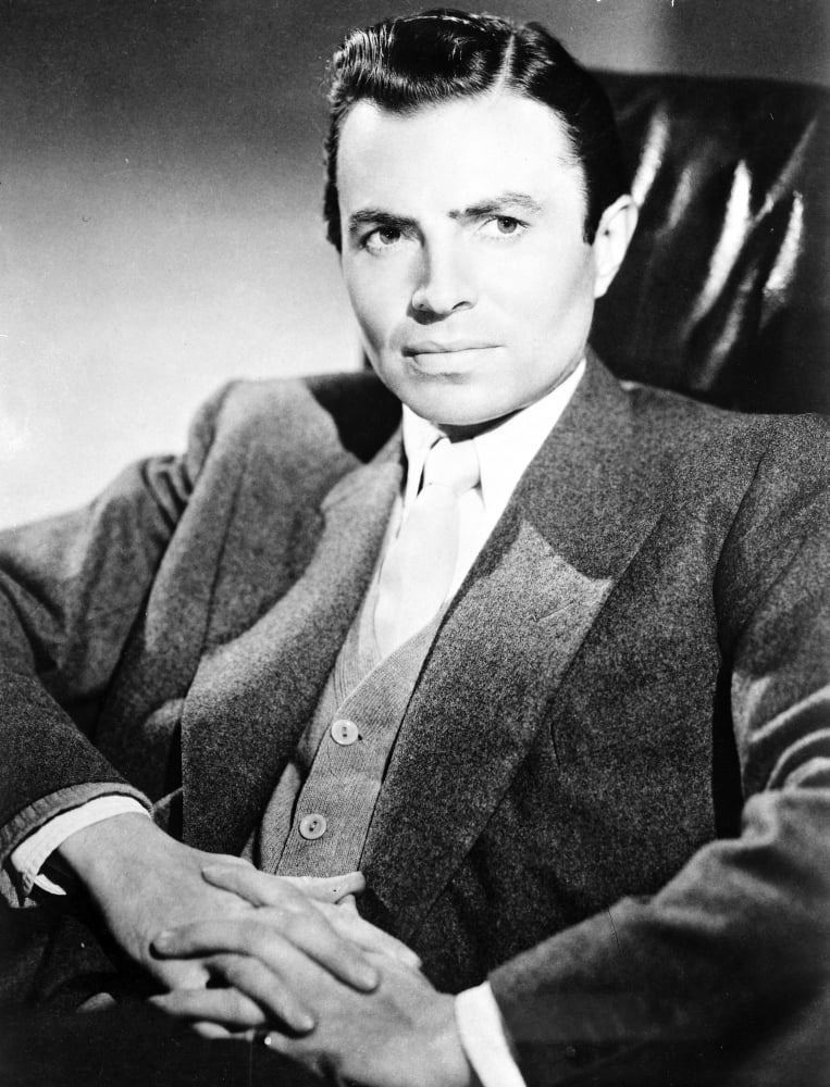 Portrait of James Mason photo print, classic cinema art.