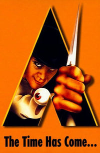 A Clockwork Orange movie poster 11x17 print showcasing iconic film imagery.