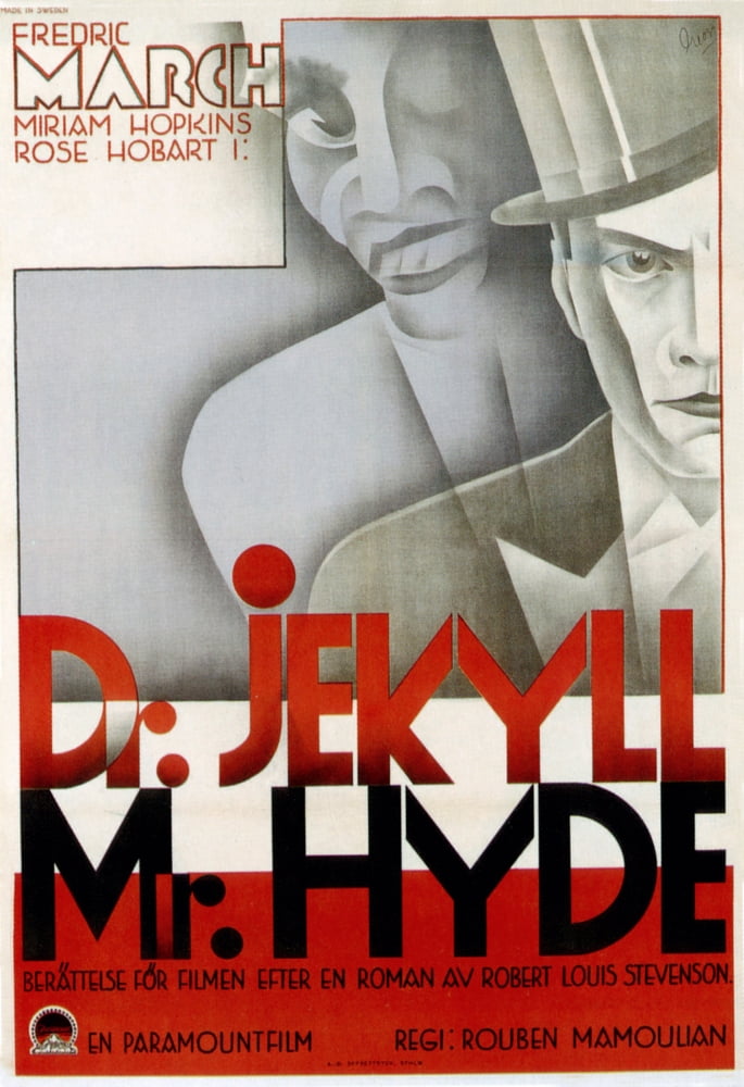 Dr. Jekyll and Mr. Hyde Movie Poster Masterprint 11x17