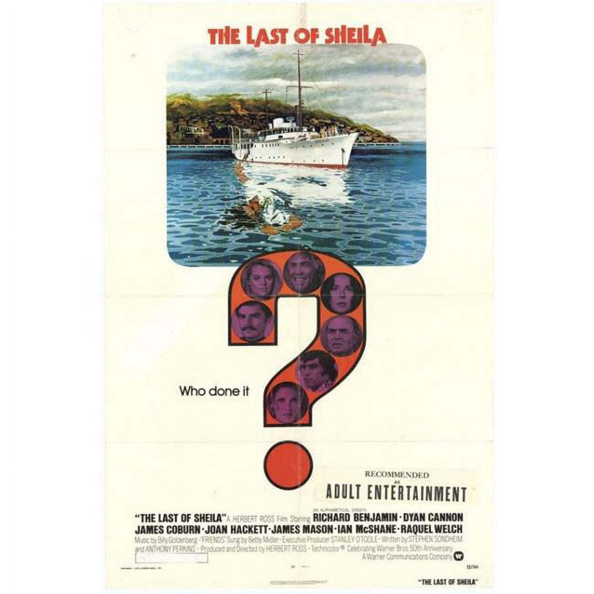 The Last of Sheila Movie Poster Print 27x40