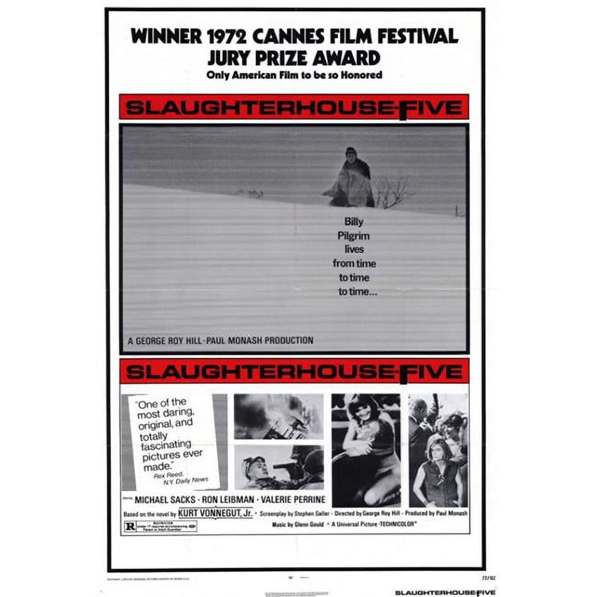 Slaughterhouse-Five Movie Poster Print in 27x40 size.