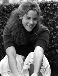 Ally Sheedy classic photo print showcasing an iconic pose.
