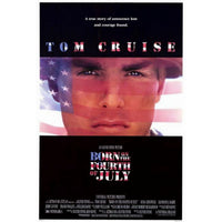 Born on the Fourth of July movie poster print showcasing patriotic themes.