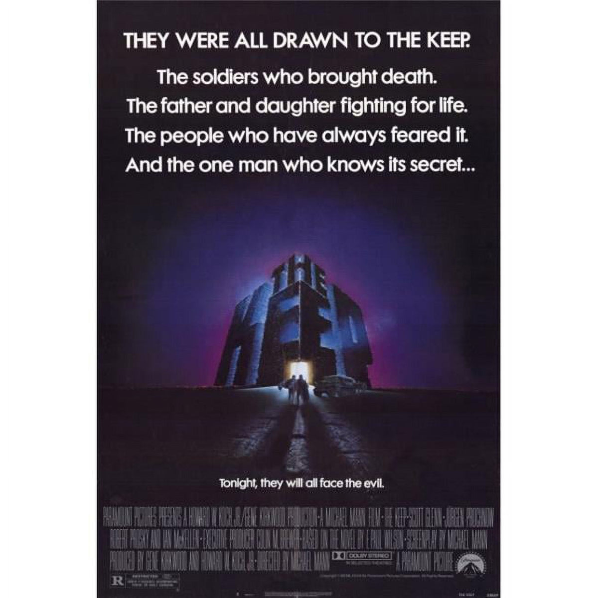 The Keep Movie Poster Print - 27x40, horror classic poster