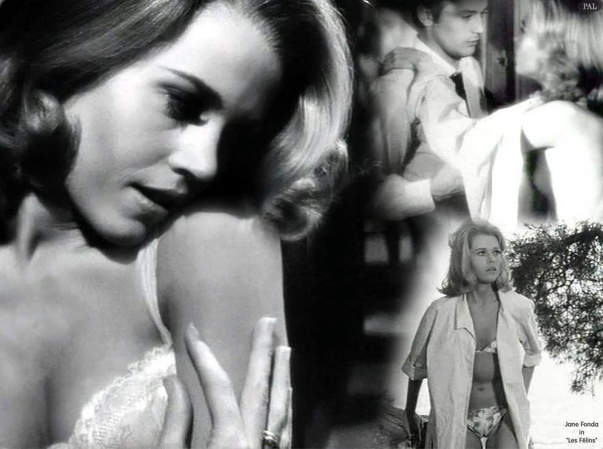 Jane Fonda collage photo print showcasing iconic images in vibrant detail.