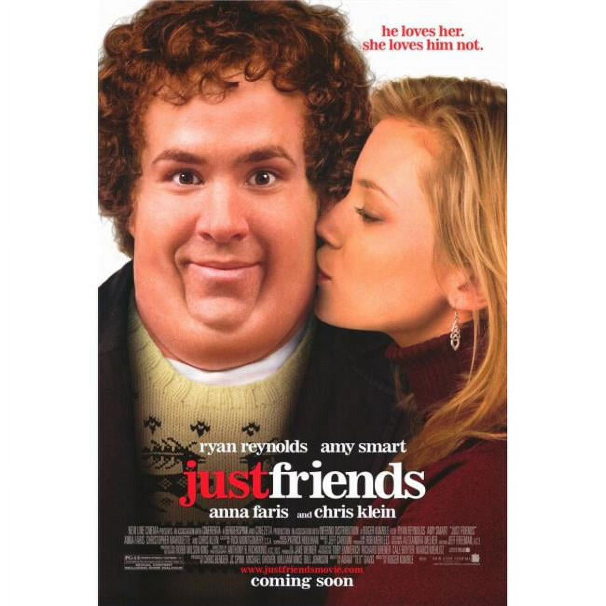 Just Friends Movie Poster Print - vibrant romantic comedy artwork