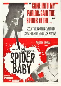 Spider Baby Movie Poster Masterprint 11x17 featuring Jill Banner and Beverly Washburn.