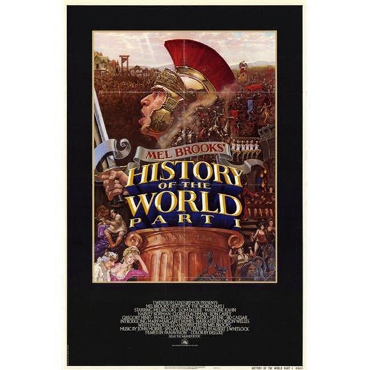 History of the World Part 1 movie poster 11x17 print.