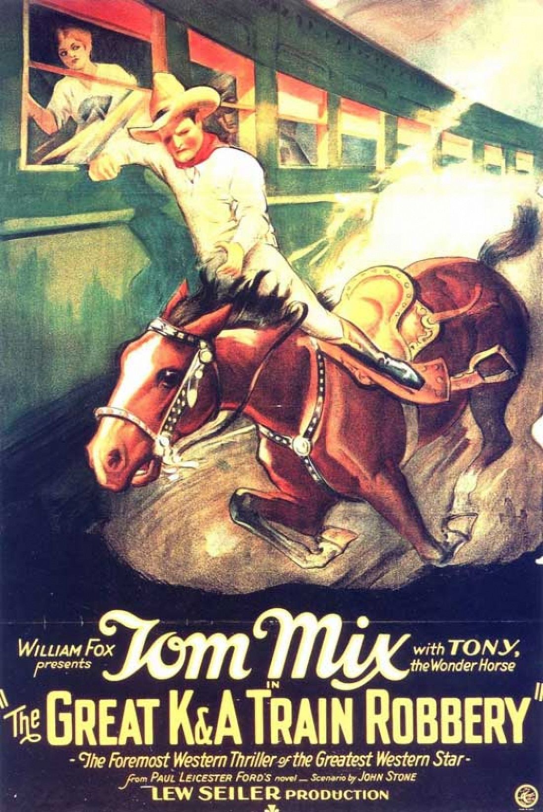 The Great K & A Train Robbery movie poster in 11x17 size.