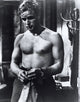 Marlon Brando shirtless photo print showcasing iconic film star.