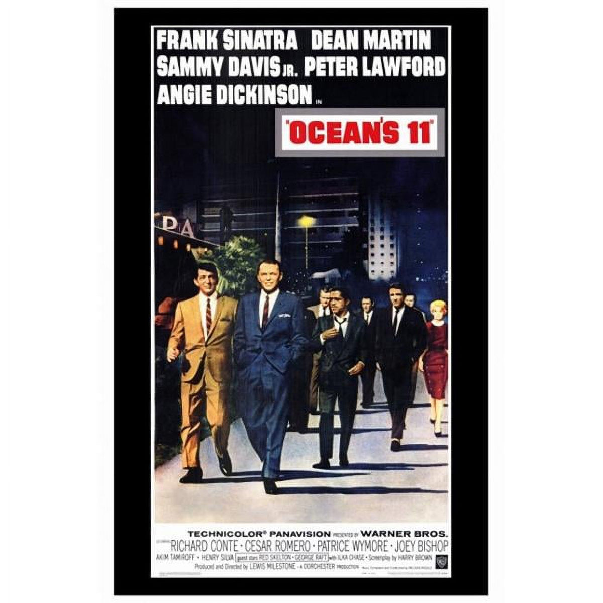 Ocean's 11 movie poster print in 27x40 size