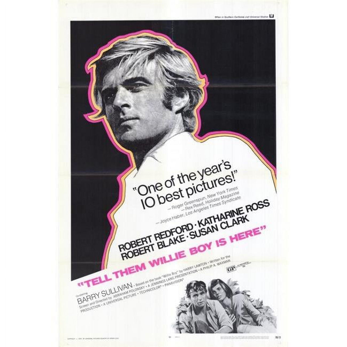Tell Them Willie Boy Is Here movie poster print - 27x40 inches.