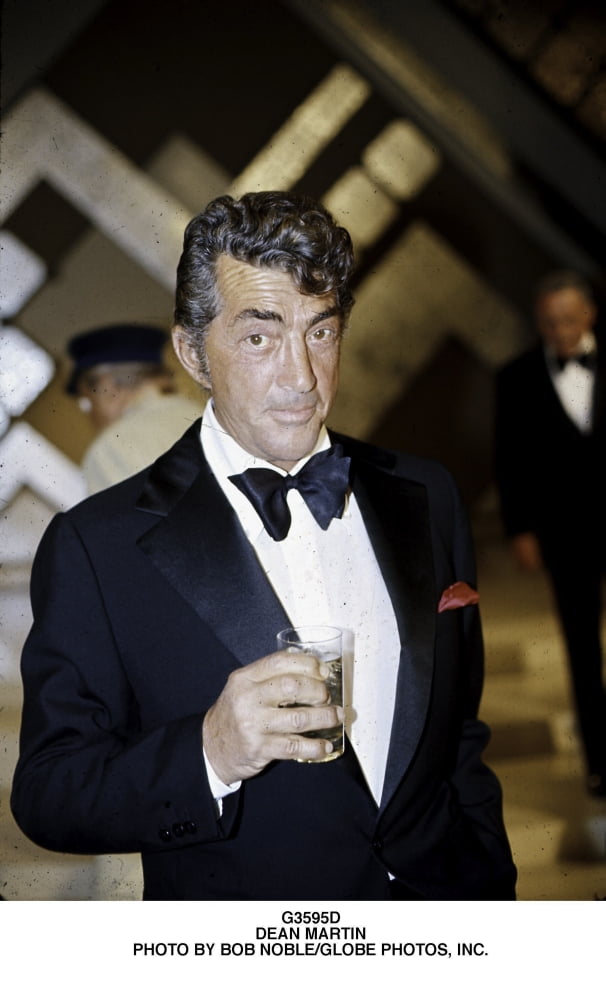 Dean Martin holding a drink photo print - classic vintage art.
