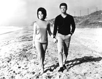 Beach Blanket Bingo photo print featuring Annette Funicello and Frankie Avalon from 1965.
