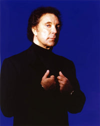 Tom Jones in a classic black tuxedo photo print