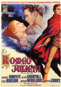 Romeo and Juliet Movie Poster 11x17 print showcasing classic love and tragedy.