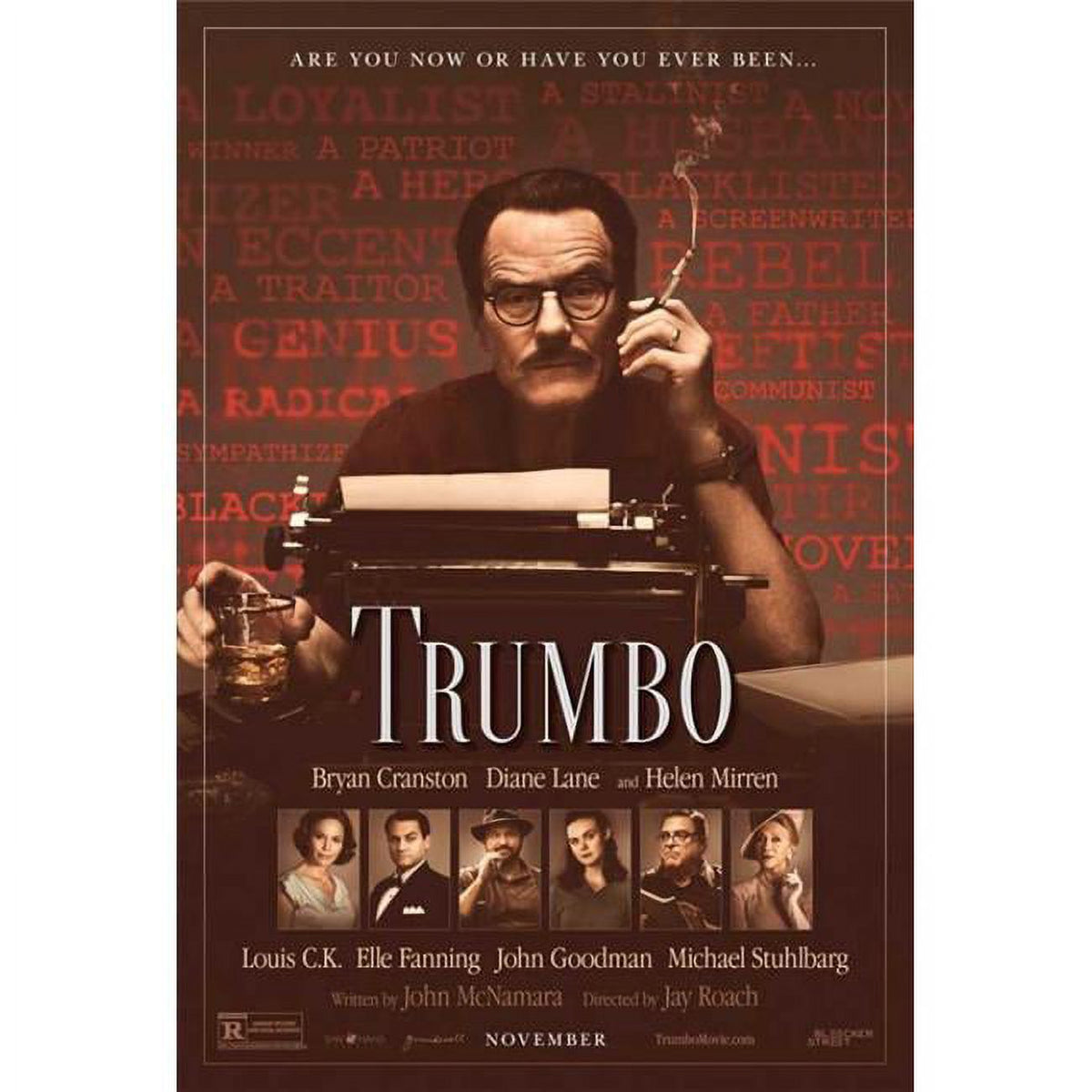 Trumbo Movie Poster 27x40 vibrant print for home decor.