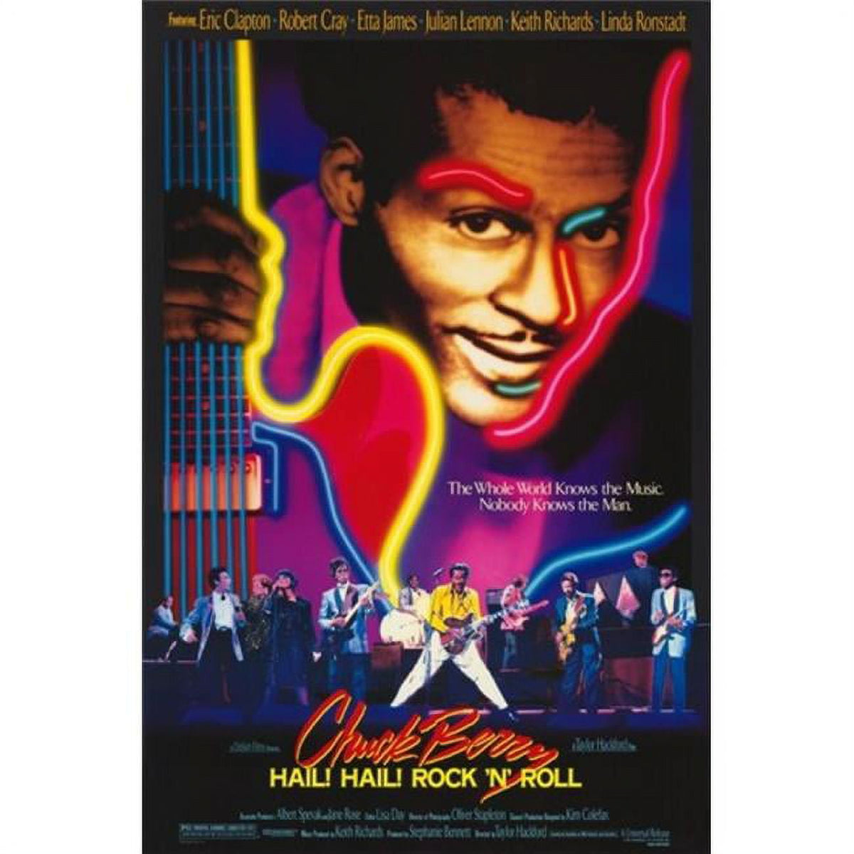 Chuck Berry Hail Hail Rock 'N' Roll movie poster 11x17