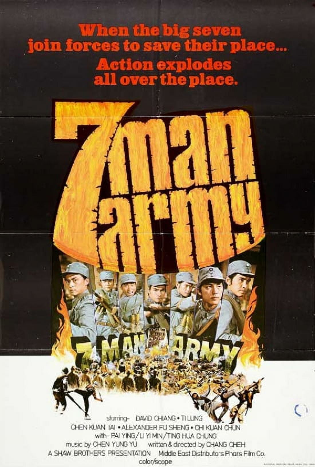 Seven Man Army Movie Poster in 11x17 size
