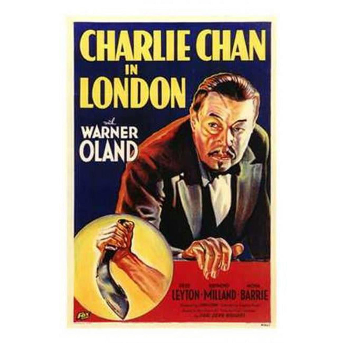 Charlie Chan in London Movie Poster 11x17 print
