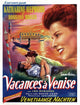 Summertime movie masterprint poster featuring Katharine Hepburn and Rosanno Brazzi, classic film art