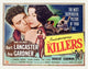 The Killers movie masterprint poster featuring Burt Lancaster and Ava Gardner from the 1946 film.