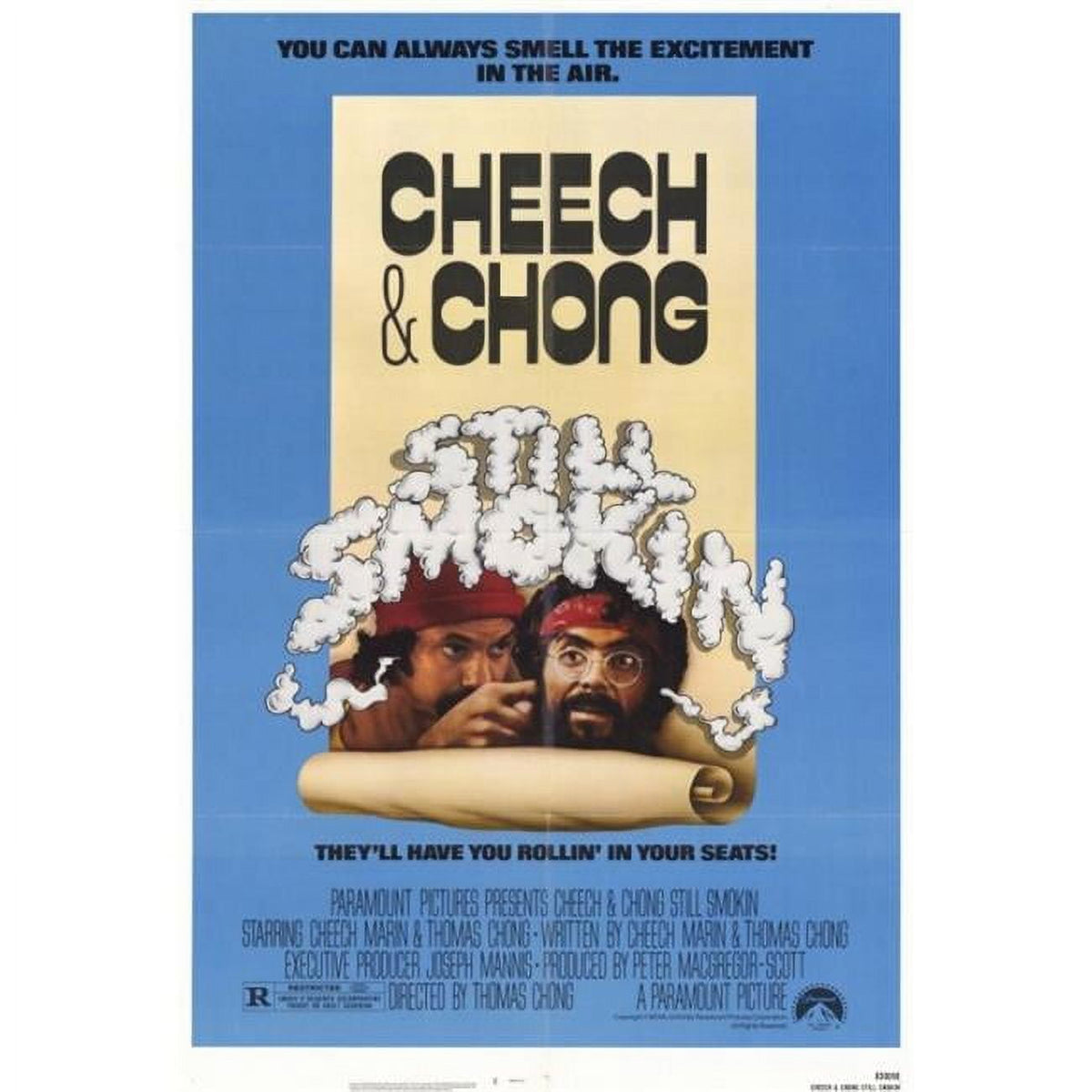 Cheech and Chong Still Smokin' Movie Poster Print 27x40