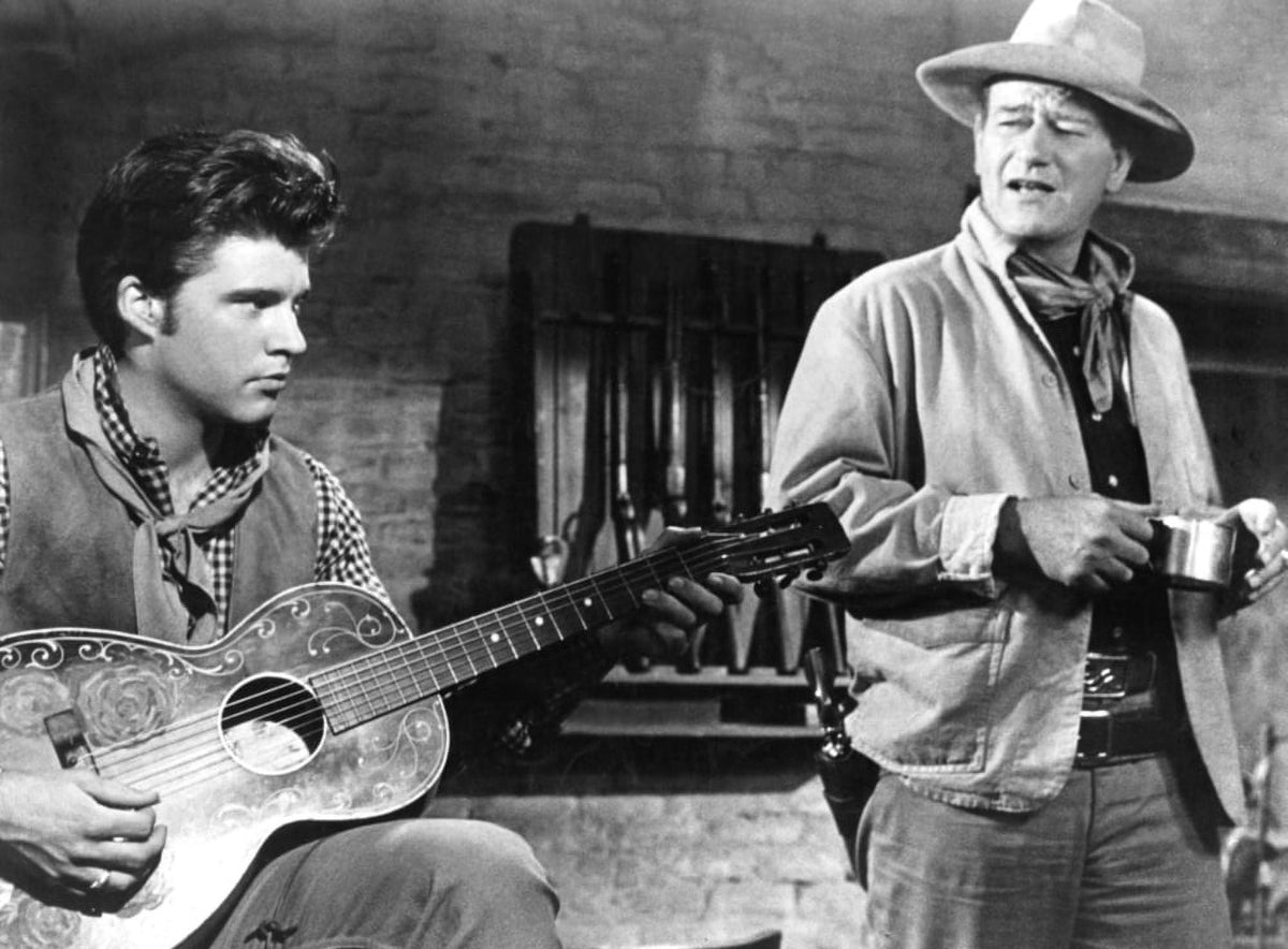 Rio Bravo Movie Photo Poster Print in multiple sizes.
