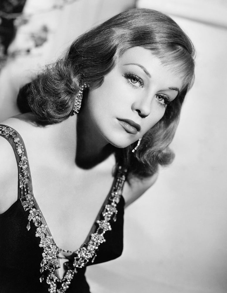 Vintage photo print of Hildegard Knef from the early 1950s