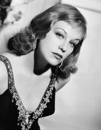 Vintage photo print of Hildegard Knef from the early 1950s