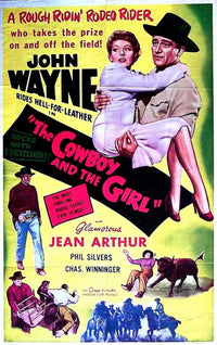 A Lady Takes a Chance movie poster 11x17, classic film art print.