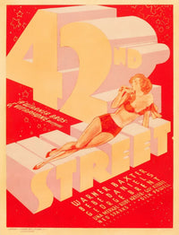 42nd Street U.S. Window Card Movie Masterprint Poster print