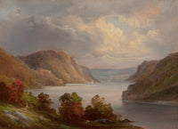 On the Hudson Poster Print by Hudson River School