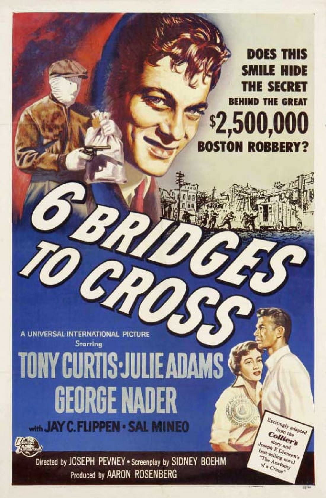 Six Bridges to Cross Movie Poster Print - 27x40 inches