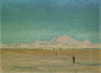 Algerian Landscape Poster Print by Ernst Schiess showcasing vibrant colors and serene scenery.
