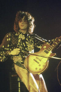 Jimmy Page performing live photo print