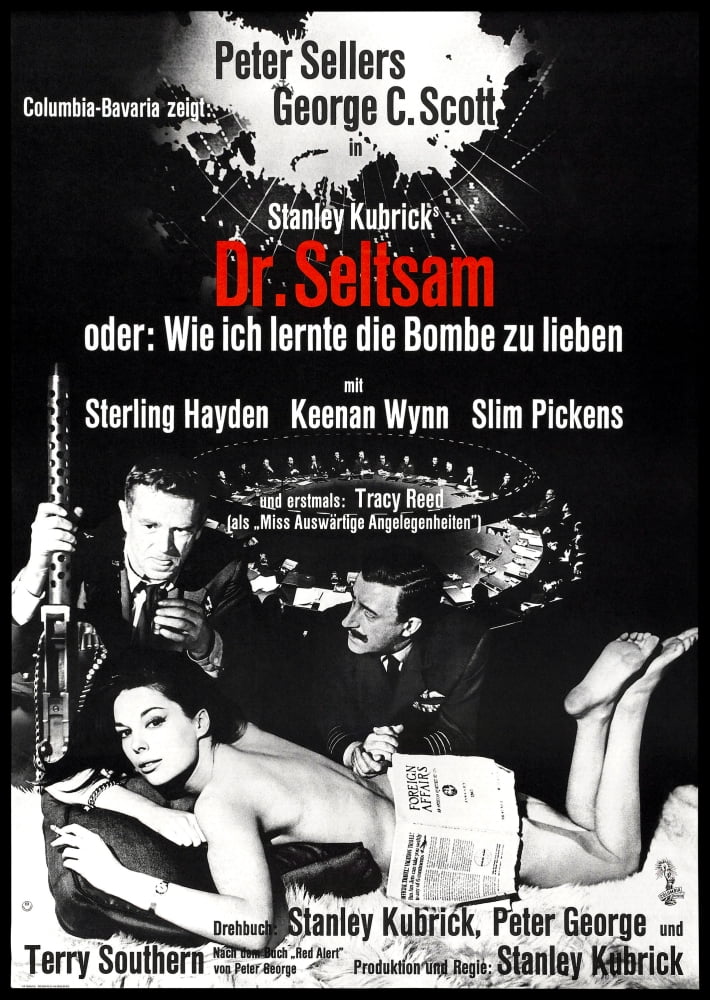 Dr. Strangelove Movie Masterprint Poster Print - 11x17, classic film art.
