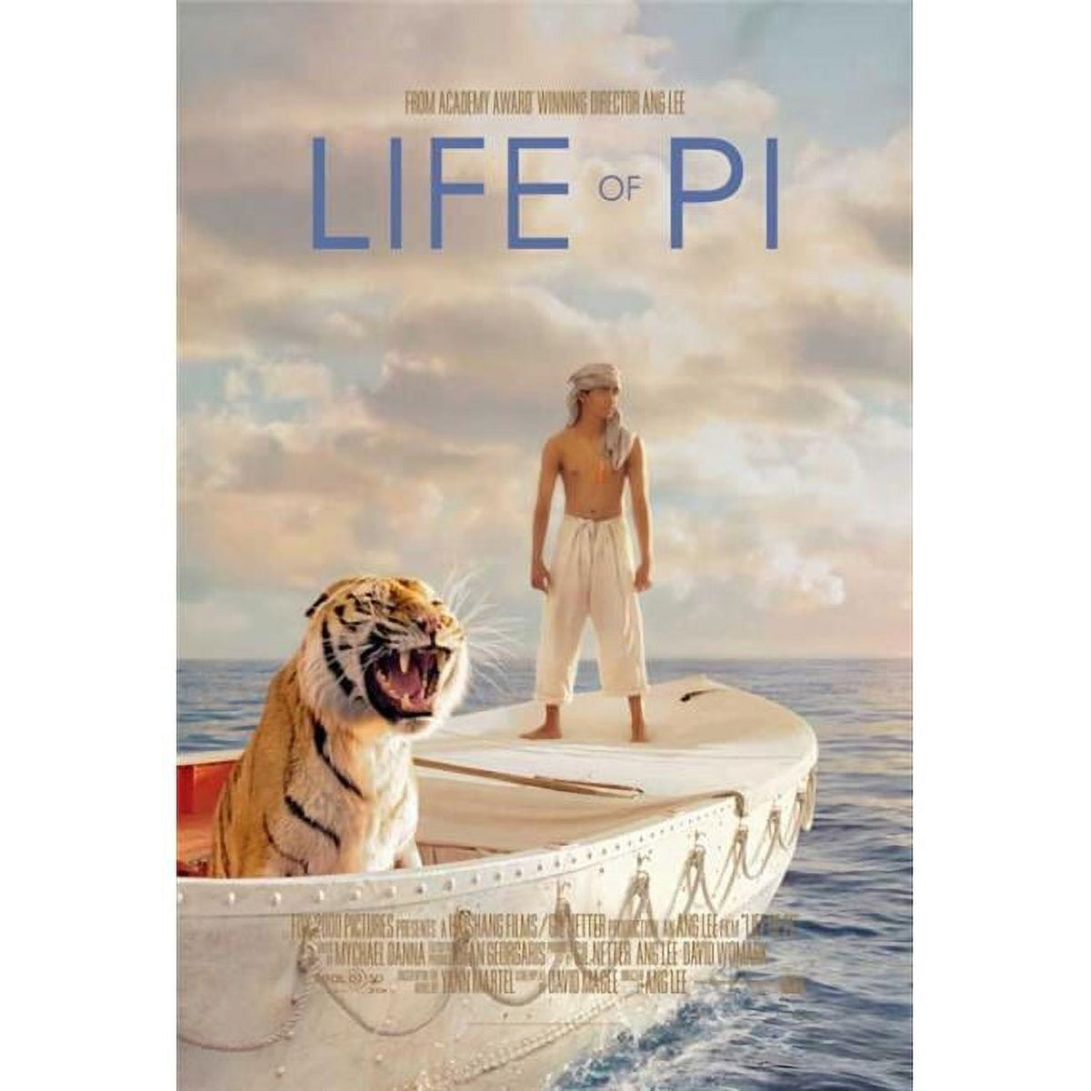 Life of Pi movie poster print showcasing vibrant imagery and colors.
