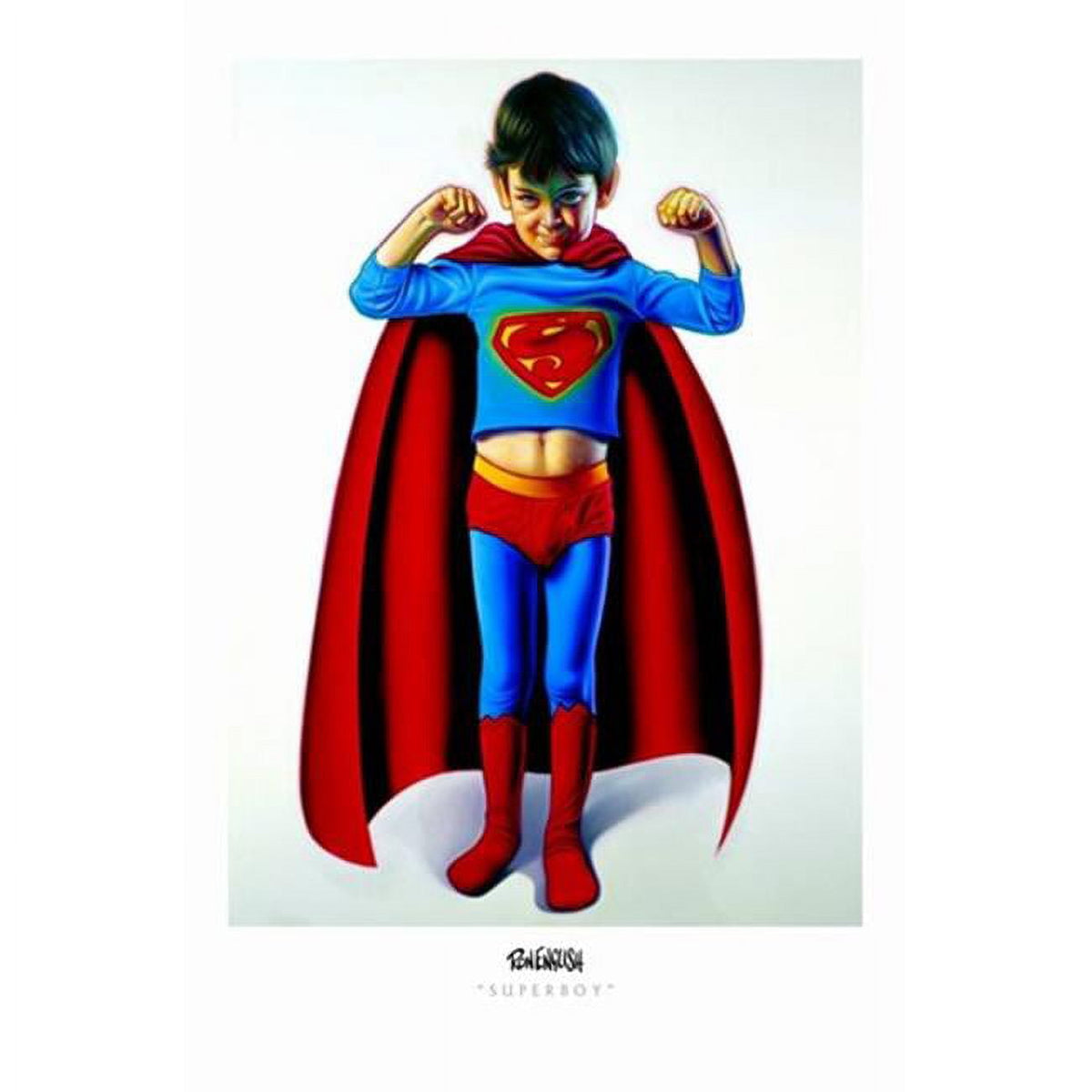 Superboy Movie Poster - 11x17 Print featuring vibrant colors and superhero theme