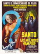 Vampire Women movie poster featuring Santo on Spanish Art 1962, available in multiple sizes.