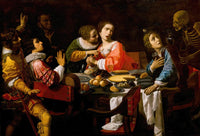 Death Comes to the Banquet Table (Memento Mori) poster print by Giovanni Martinelli