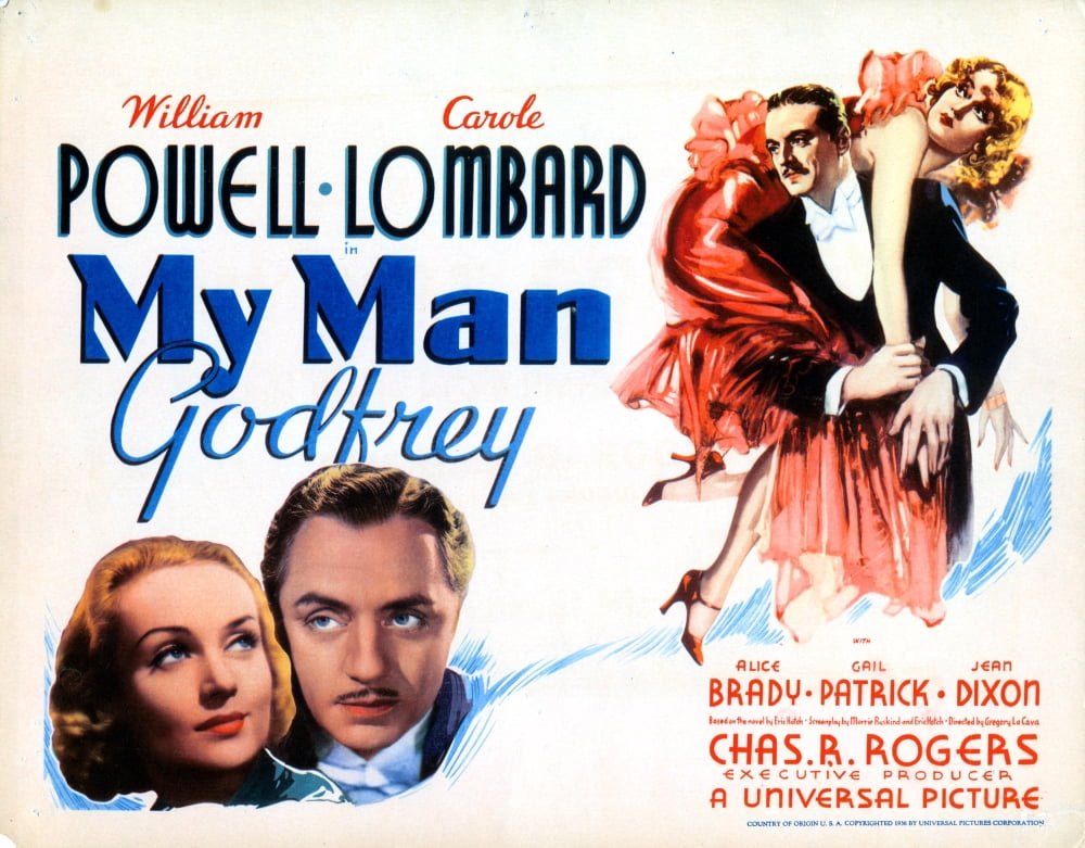 My Man Godfrey Movie Poster Masterprint 14x11