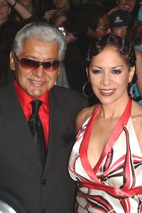 Sheila E. and Father Pete Escovedo at World Music Awards 2005 Photo Print