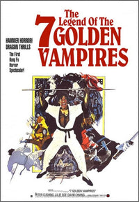 Legend of the 7 Golden Vampires Movie Poster - 11x17 inches