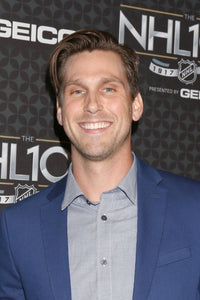 Brad Benedict arriving at NHL100 event photo print.